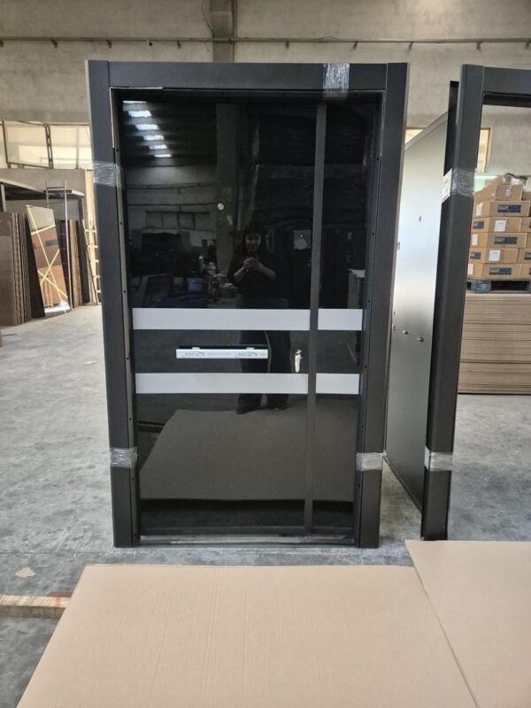 BLACK ULTRA ALARM TURKEY LUXURY DOOR