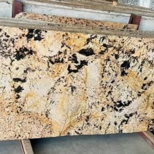 INDIAN ALASKA GOLD GRANITE SLAB 2CM THICKNESS 