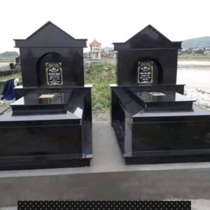 INDIAN BLACK GALAZY GRANITE SLAB MEMORIAL TOMB