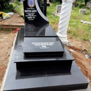 Indian black Galaxy Granite slab for memorial TOMB