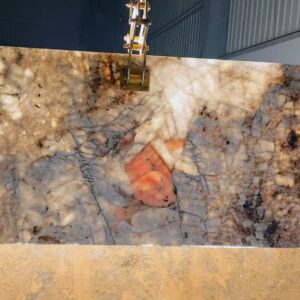 ITALIAN BIANCO ONYX GOLD GRANITE SLAB